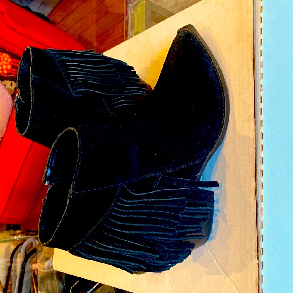 All Saints Fringe Booties